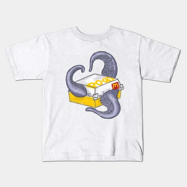 McDonald's tentacles Kids T-Shirt by WERFL